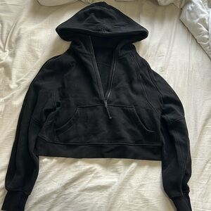 lululemon scuba oversized hoodie half zip